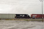 NS GP38-2 Locomotive making moves in the yard